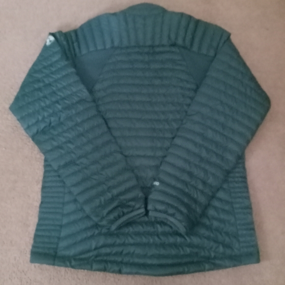 Eddie Bauer First Accent EB 800 DOWN Men's Medium Dark NAVY BLUE Puffer Jacket - Picture 2 of 10